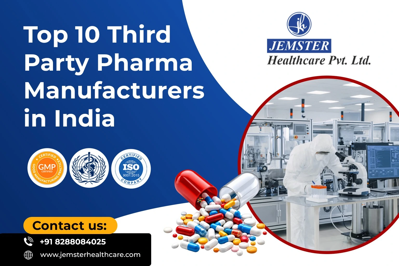 Top 10 Third Party Pharma Manufacturers in India